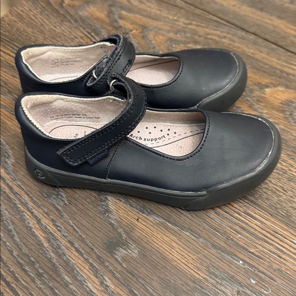 Pediped Barbara Navy Dress Shoes for girls - Picture 4 of 13